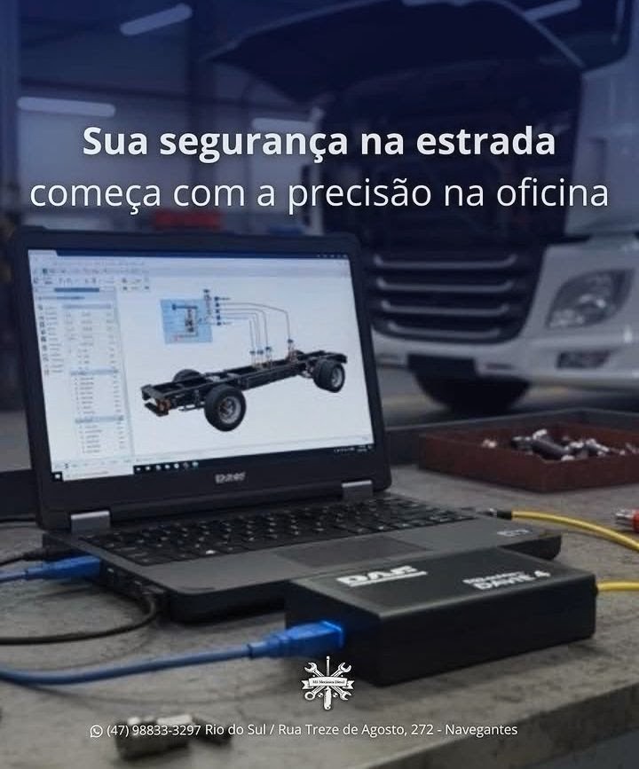 Precisão na oficina, segurança na estrada